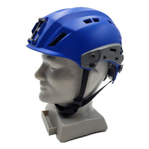 Team Wendy EXFIL SAR Backcountry helmet with Rails & Goggle Posts-blue