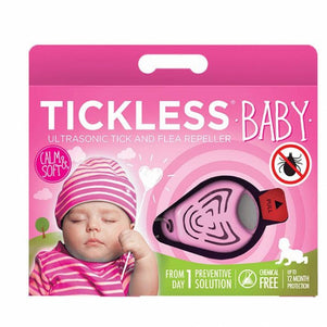 TICKLESS® Baby -chemical free tick repellent-pink
