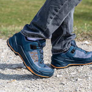 HAIX Black Eagle EVO Adventure GTX Ws low/blue-orange