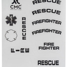 CMC / Decal Set, Fire Rescue Kask