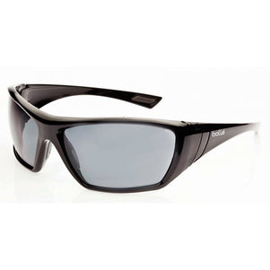 Bolle Hustler Gloss Black Frame - Black / Smoke Lens