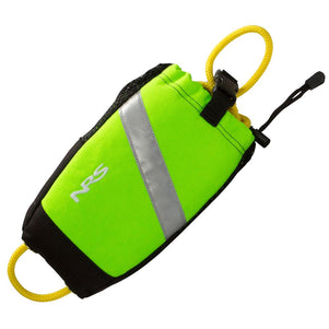 NRS Wedge Rescue Throw Bag / High Vis Green / 55' (16.8m)