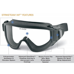 ESS Striketeam WF Goggle / Gray 740-0236-2